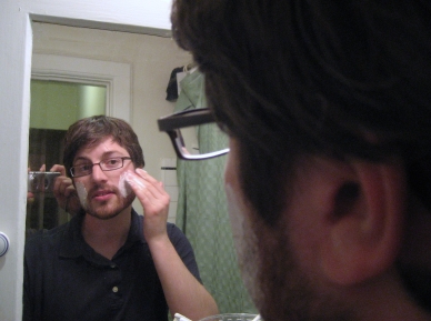 Step 3 of Beard Removal