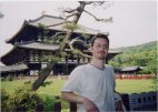 Chris in front of Todai-ji temple